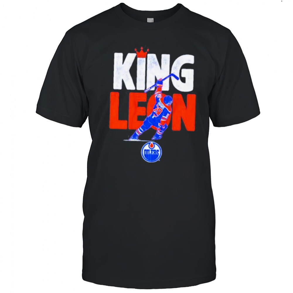 Leon Draisaitl King Leon Edmonton Oilers Merch T-Shirt