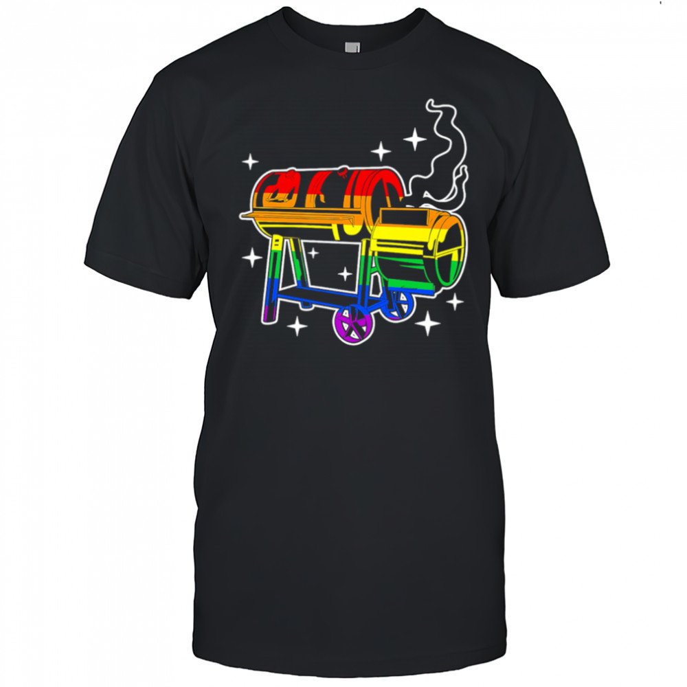 LGBTQ Pride Gay Smoker and Smoking BBQ shirt
