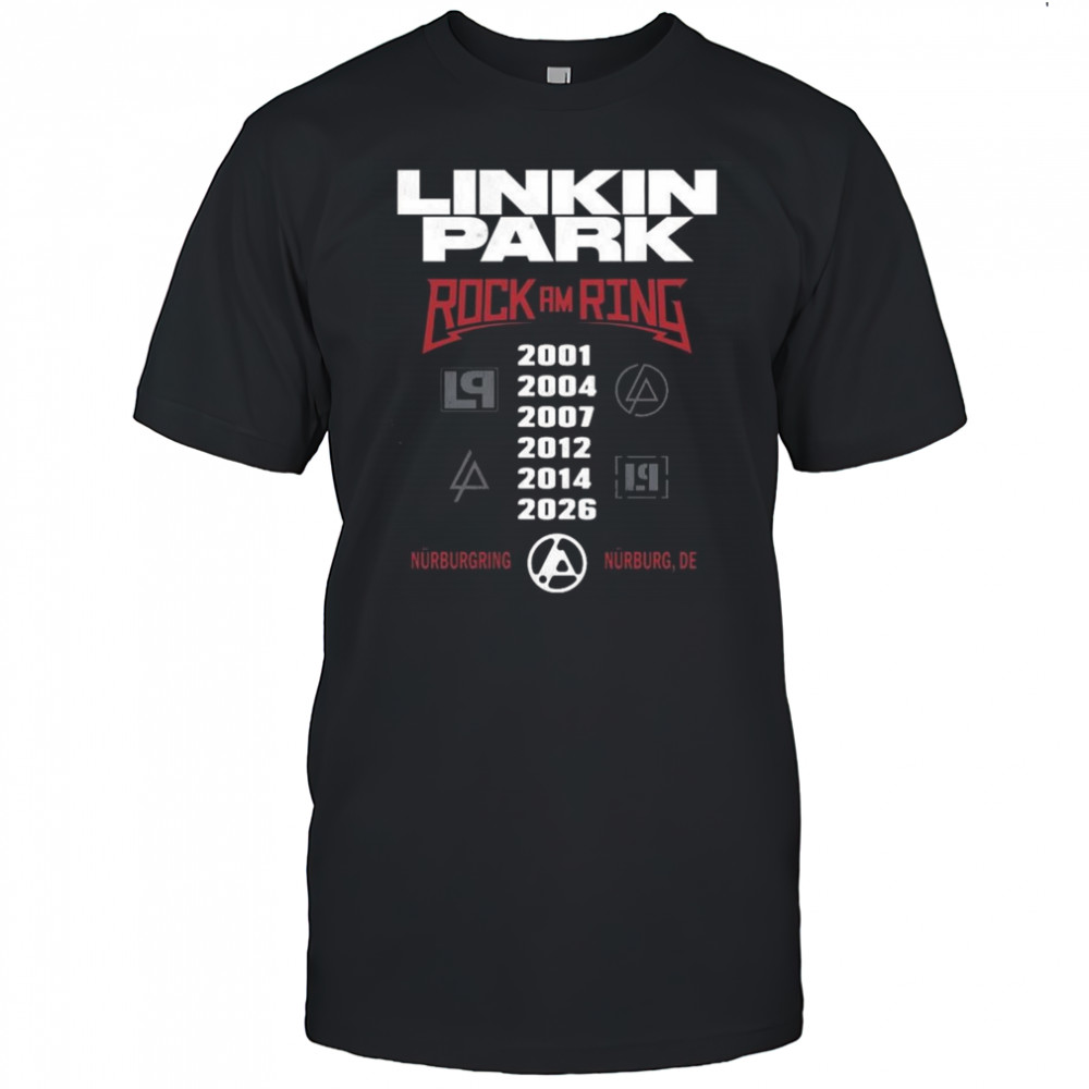 Linkin Park Exclusive In Rock Am Ring At Nürburgring In Nurburg Germany On June 5th 7th 2026 Shirt