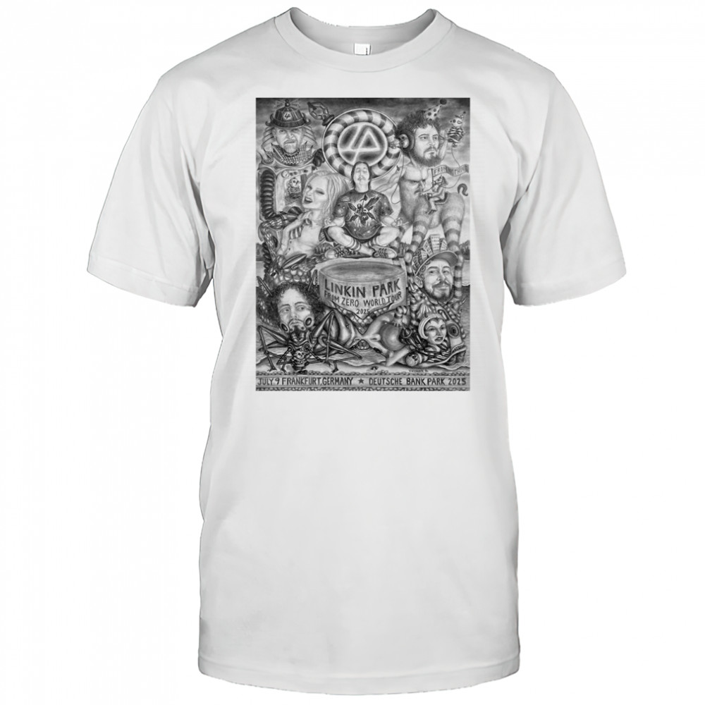 Linkin Park From Zero World Tour At Deutsche Bank Park In Frankfurt Germany On July 9 2025 Shirt Linkin Park From Zero World Tour At Deutsche Bank Park In Frankfurt Germany On July 9 2025 Shirt