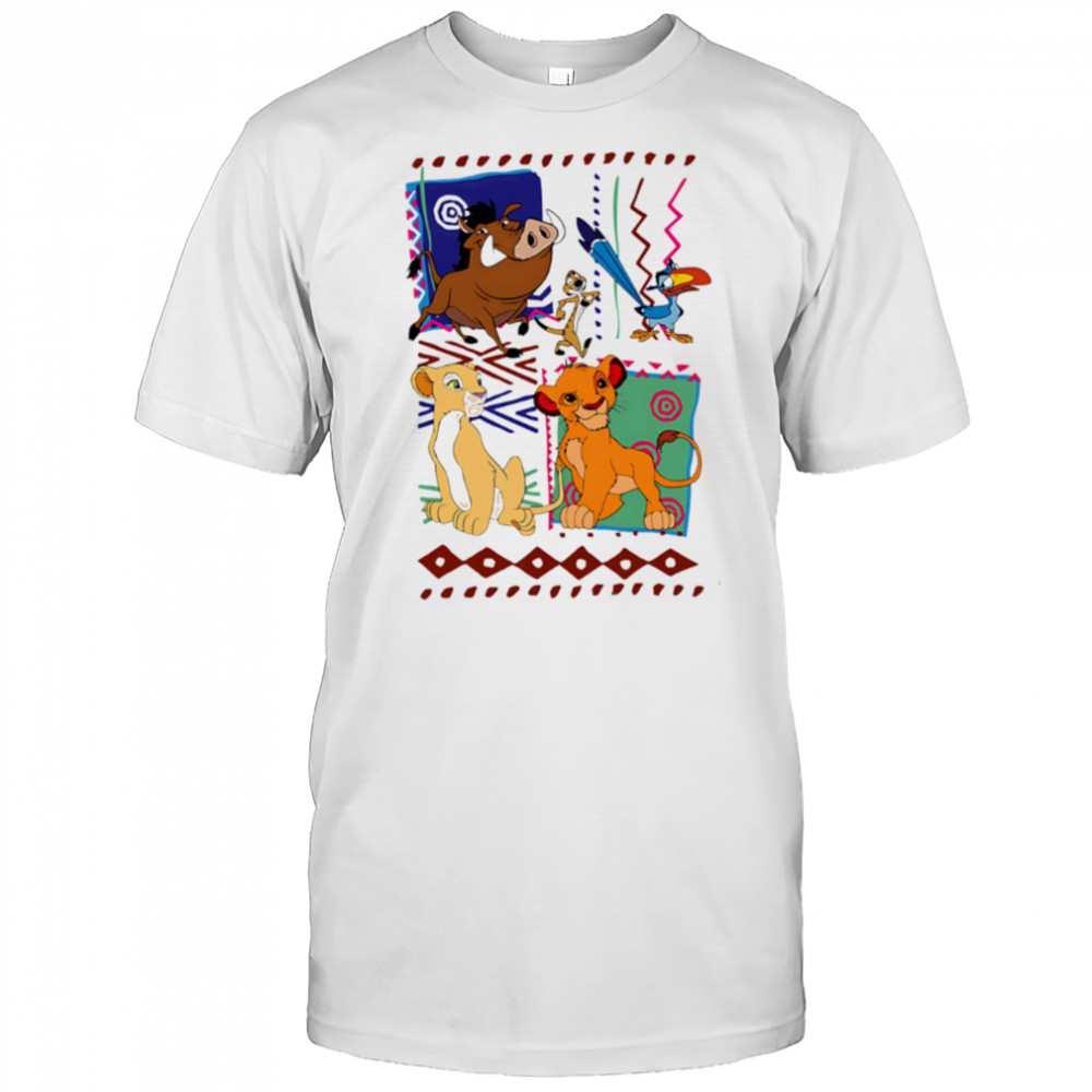 Lion and Friends Safari Cartoon Animal shirt