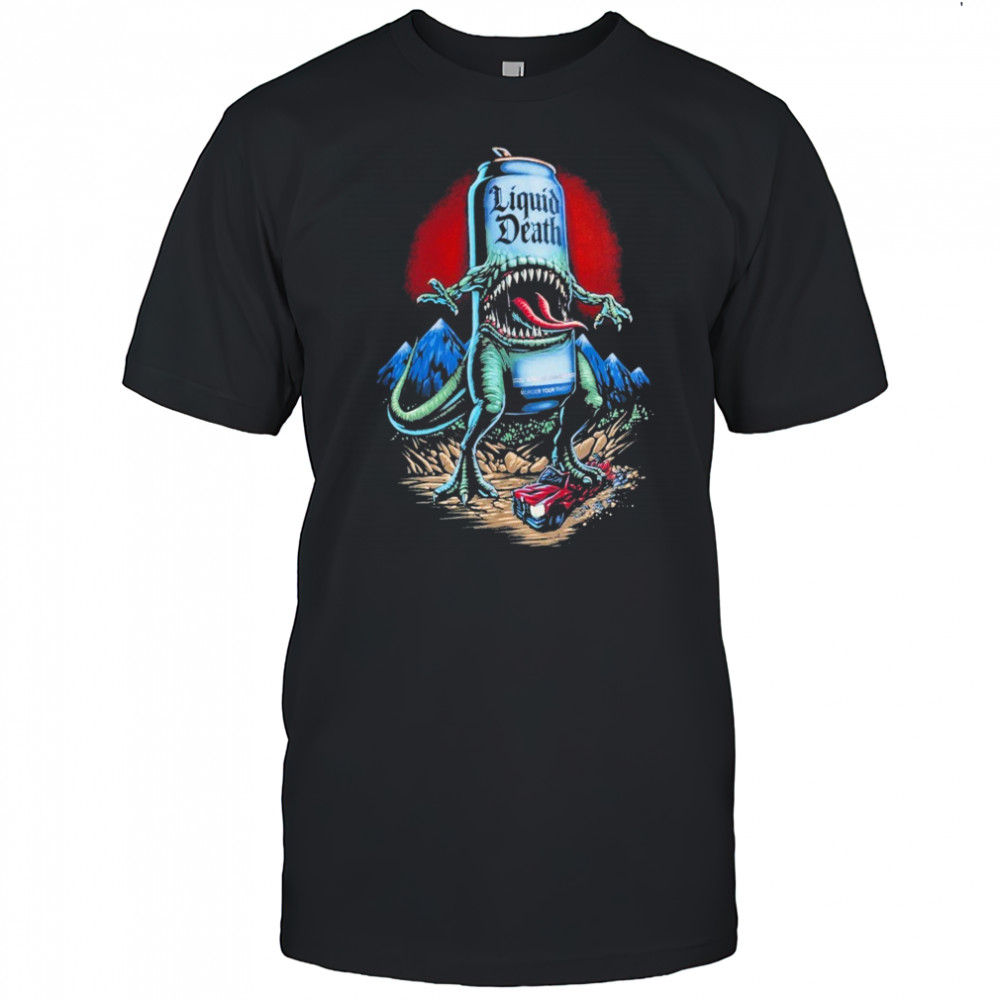 Liquid Death Reapersaurus Rex T-shirt