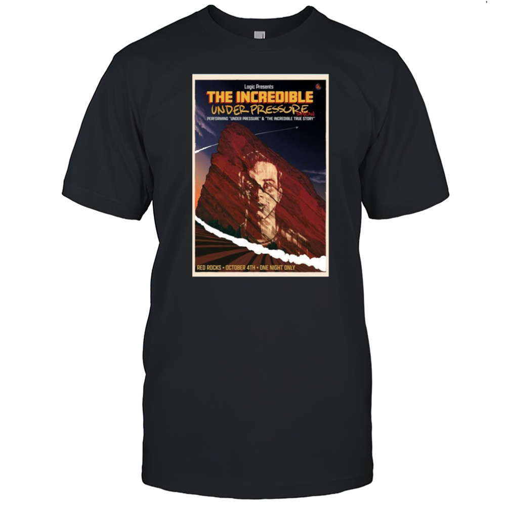 Logic Red Rocks Oct 4 2025 Poster T-Shirt
