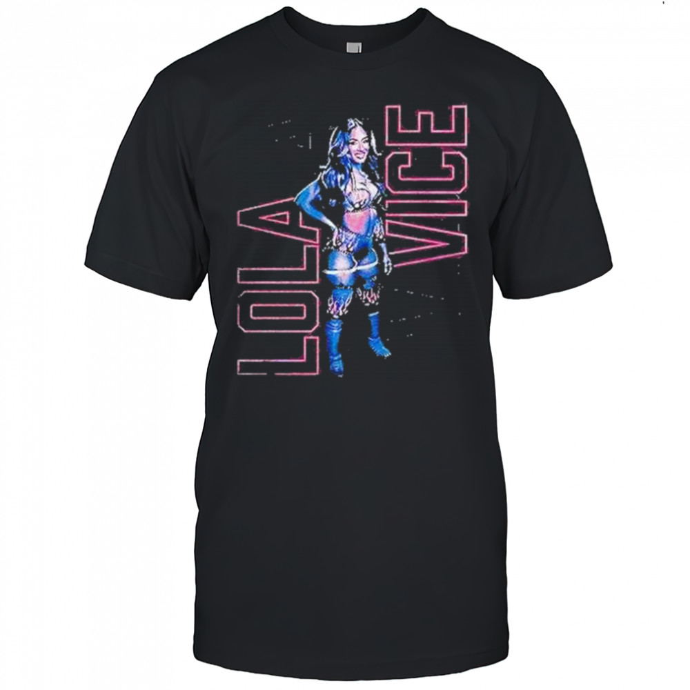 Lola Vice Vertical Outline Wwe Shirt