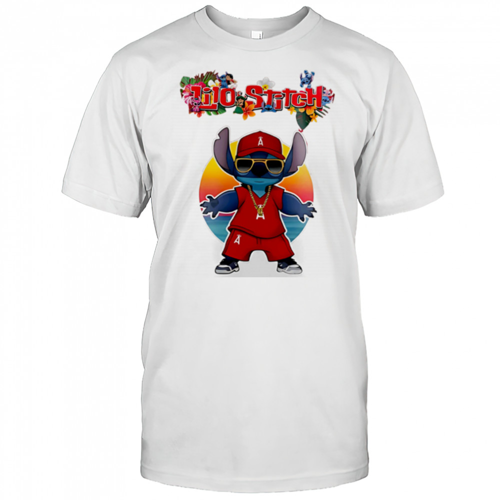 Los Angeles Angels x Lilo and Stitch Baseball shirt