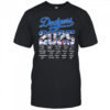 Los Angeles Dodgers 2025 signature shirt