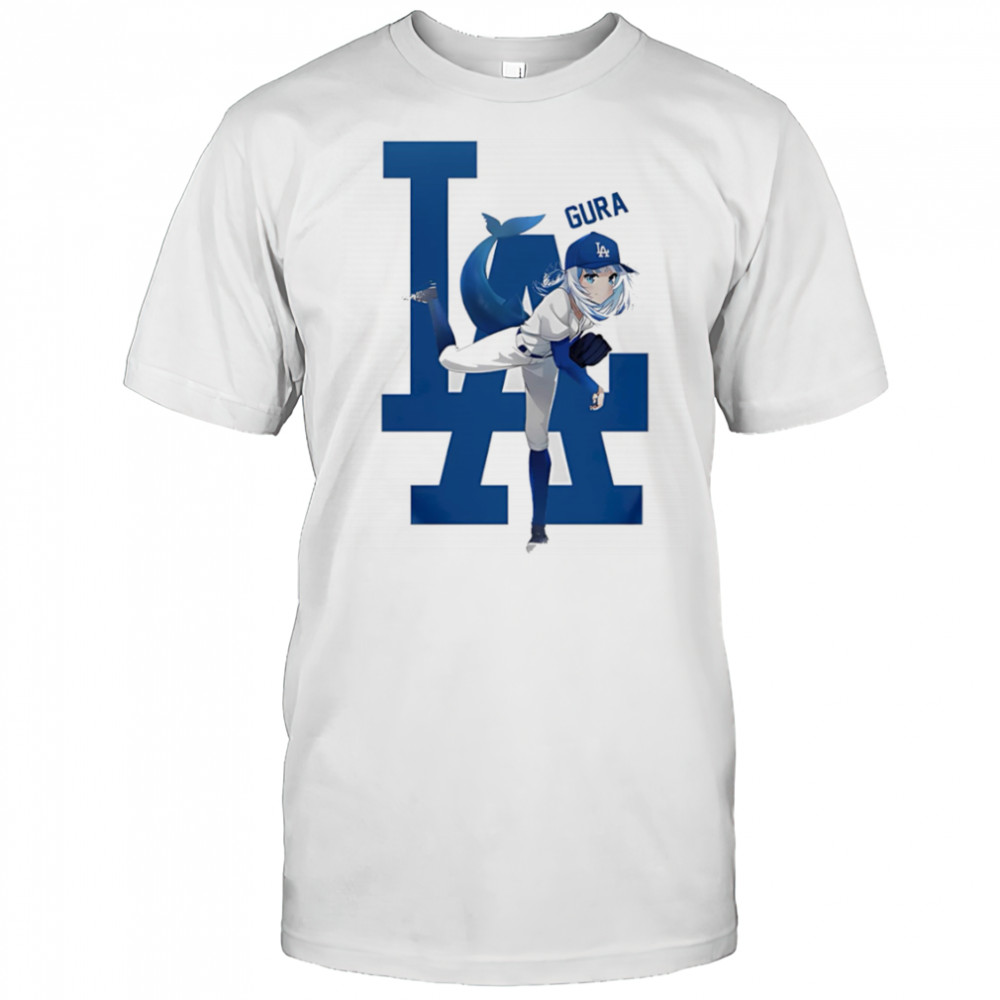 Los Angeles Dodgers Hololive Night Gura shirt