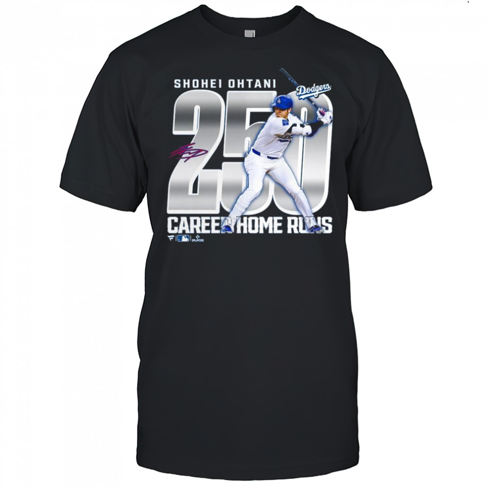 Los Angeles Dodgers Shohei Ohtani 250 Career Home Runs Shirt