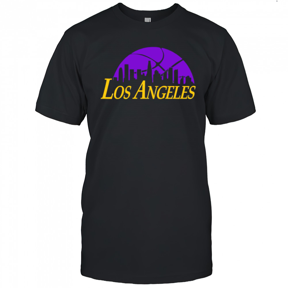 Los Angeles Lakers Cityscape Skyline style 2025 shirt