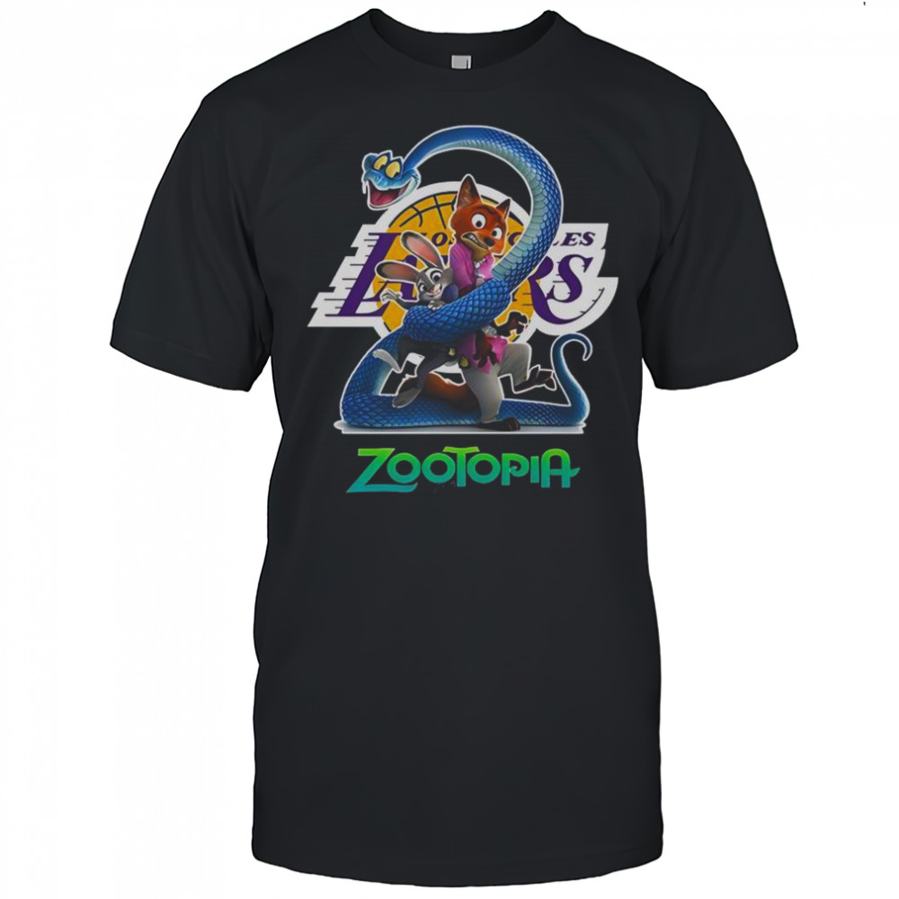 Los Angeles Lakers Zootopia 2 T-Shirt