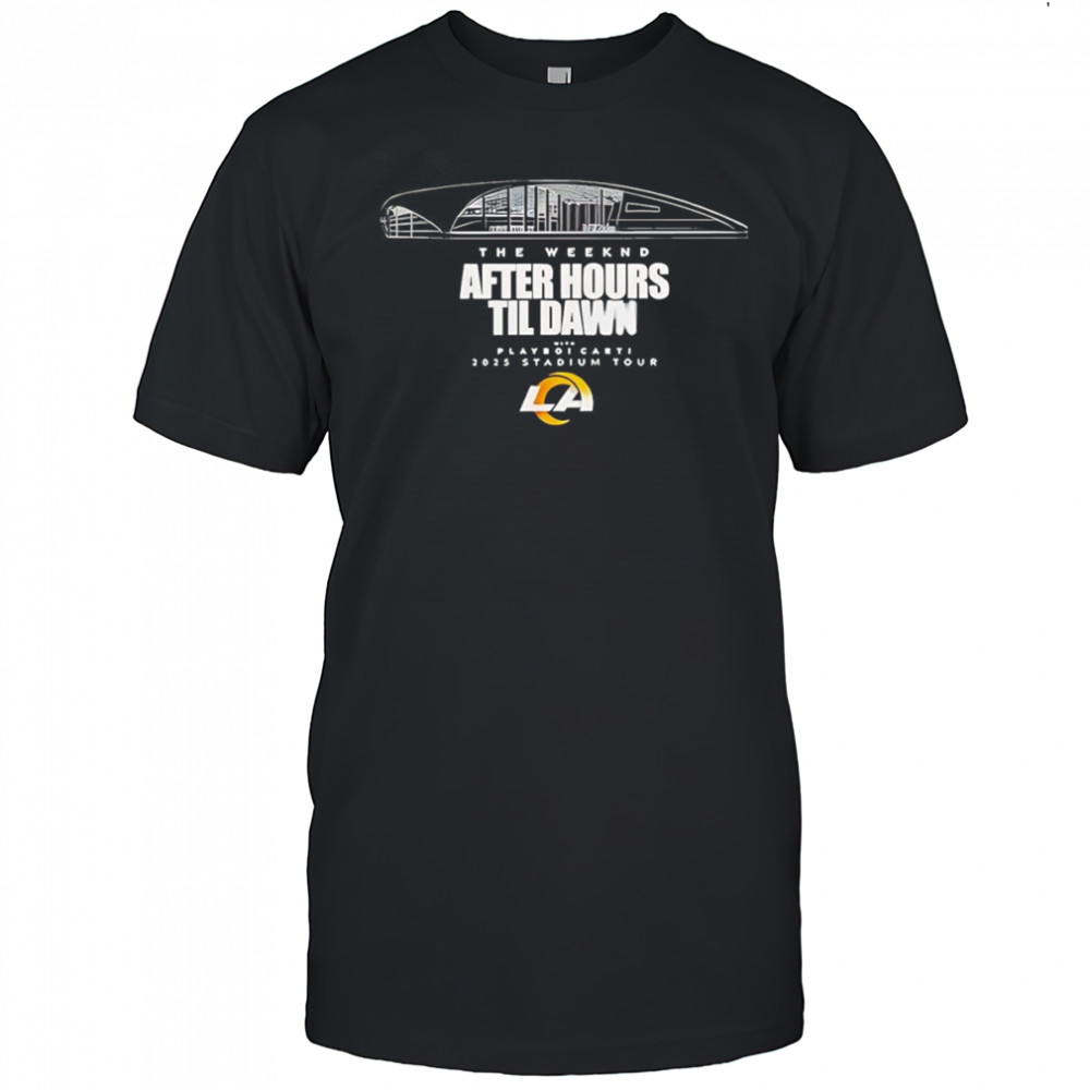 Los Angeles Rams x The Weeknd After Hours Til Dawn Tour shirt