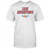 Los Aviators logo letter shirt