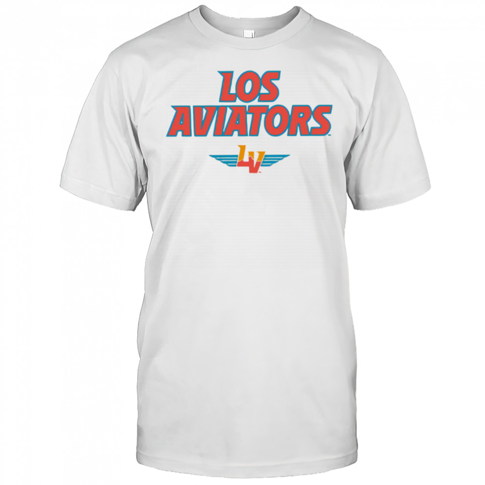 Los Aviators logo letter shirt