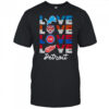 Love Detroit sports team logo shirt