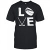 Love hockey retro shirt