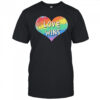 Love wins heart pride shirt