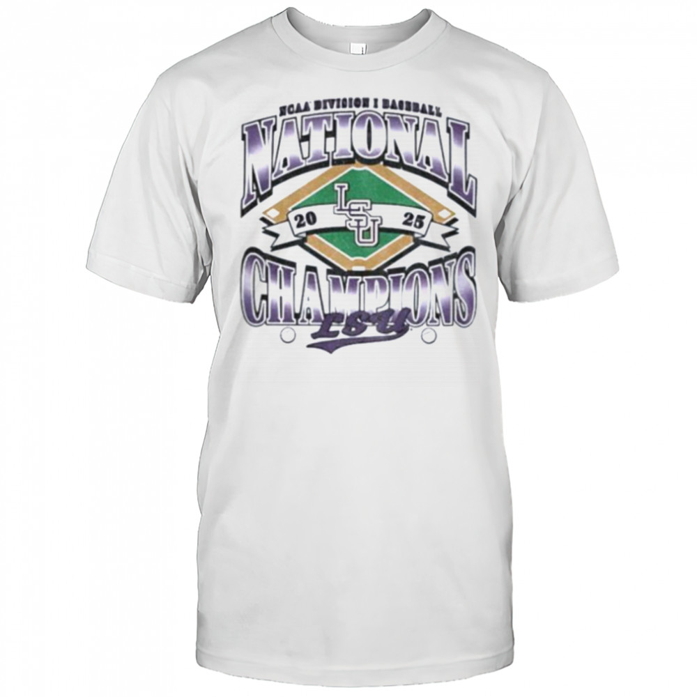 LSU Tigers NCAA Division I Baseball MLB National Champions in 2025 shirt