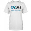 Majic M105 St. Lucia where Hip Hop lives logo shirt