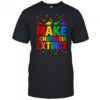 Make Homophobia Extinct Dinosaurs LGBT LGBTQ Gay Pride Month shirt