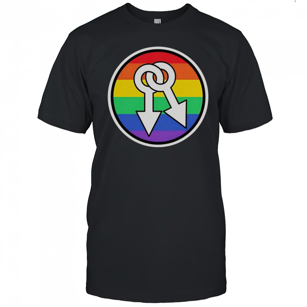 Male Symbols Rainbow T-Shirt