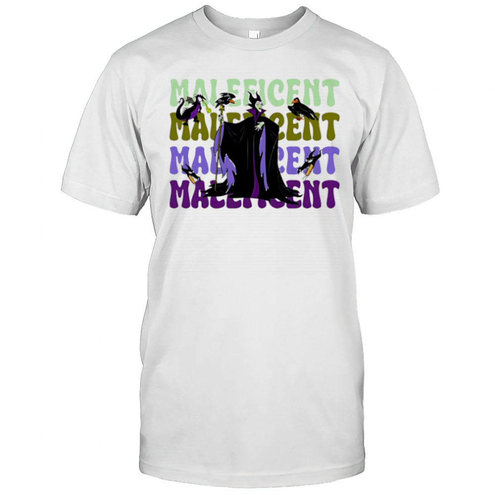 Maleficent repeat cartoon cute shirt