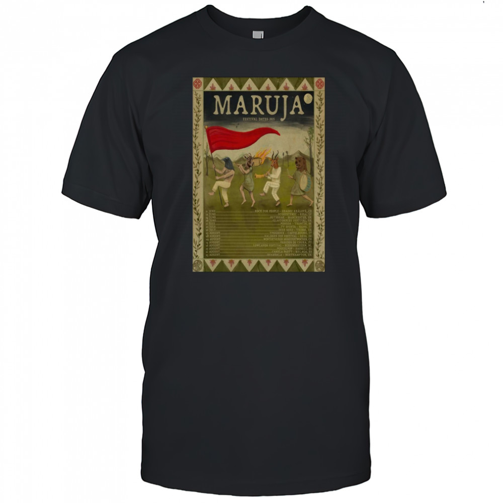 Maruja Festival Dates 2025 Poster T-Shirt