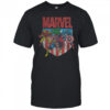 Marvel Comics Retro Classic 4th Of July Avengers Distressed T Shirt