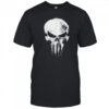 Marvel Daredevil Born Again The Punisher Grunge Style Skull T Shirt