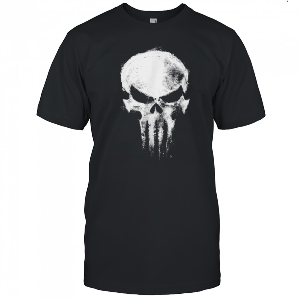 Marvel Daredevil Born Again The Punisher Grunge Style Skull T Shirt