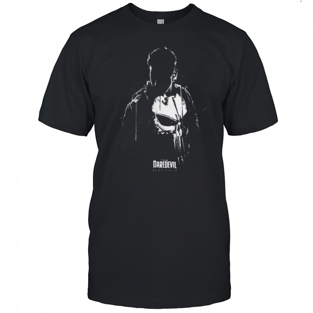 Marvel Daredevil Born Again The Punisher Silhouette T Shirt