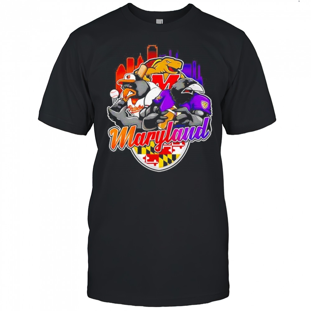 Maryland Sports Team Mascot 2025 Shirt
