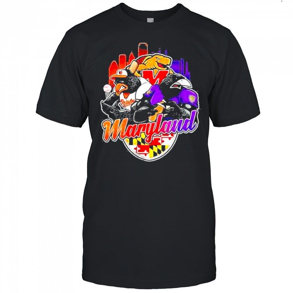 Maryland Sports Team Mascot Shirt