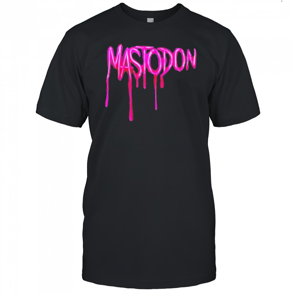 Mastodon Drip Logo T-Shirt