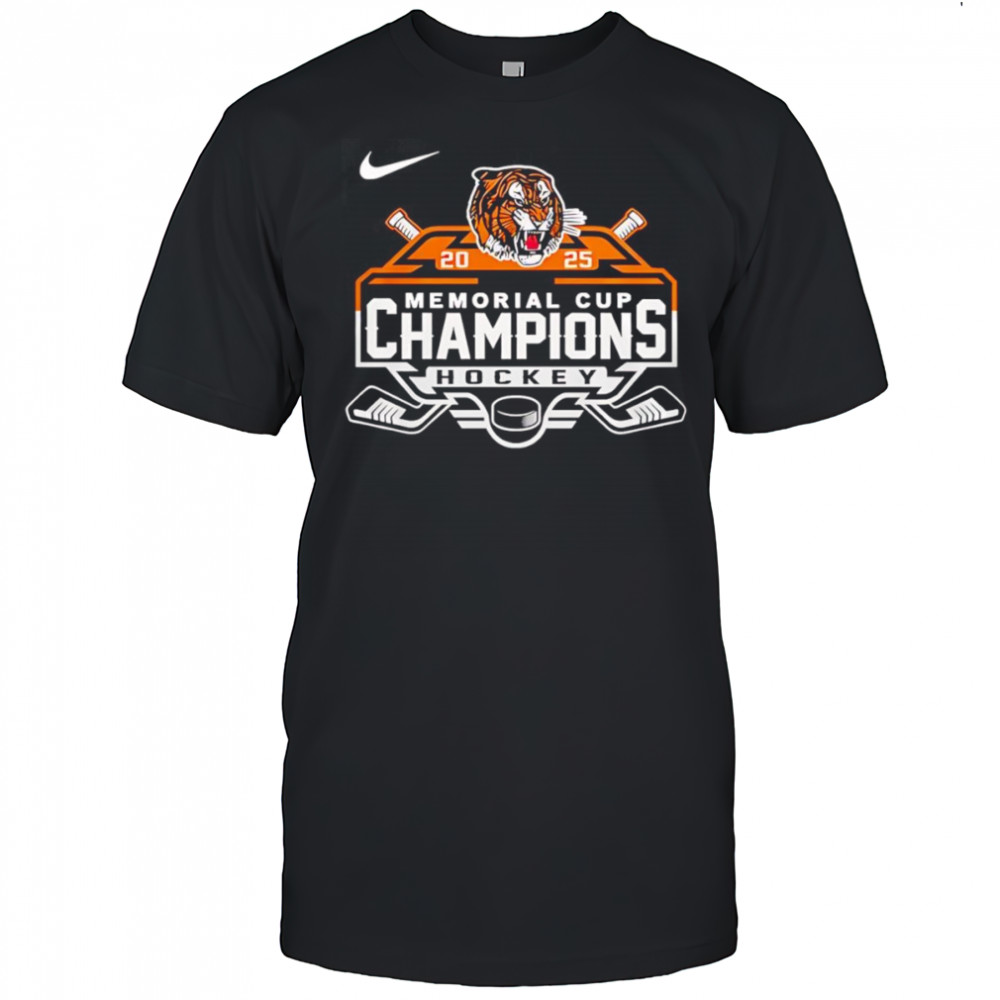 Medicine Hat Tigers 2025 Memorial Cup Champions Hockey shirt