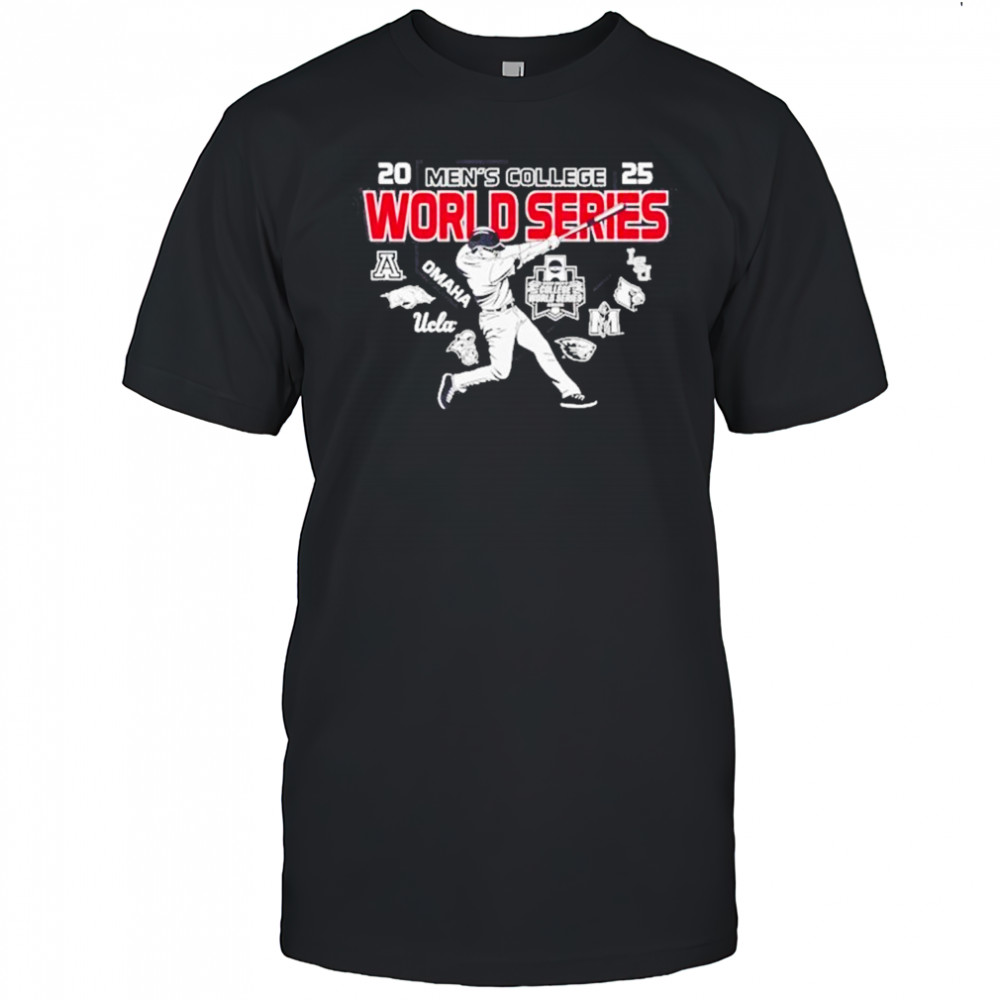 Men’s College World Series 2025 NCAA Baseball 8 Team Hitter Shirt