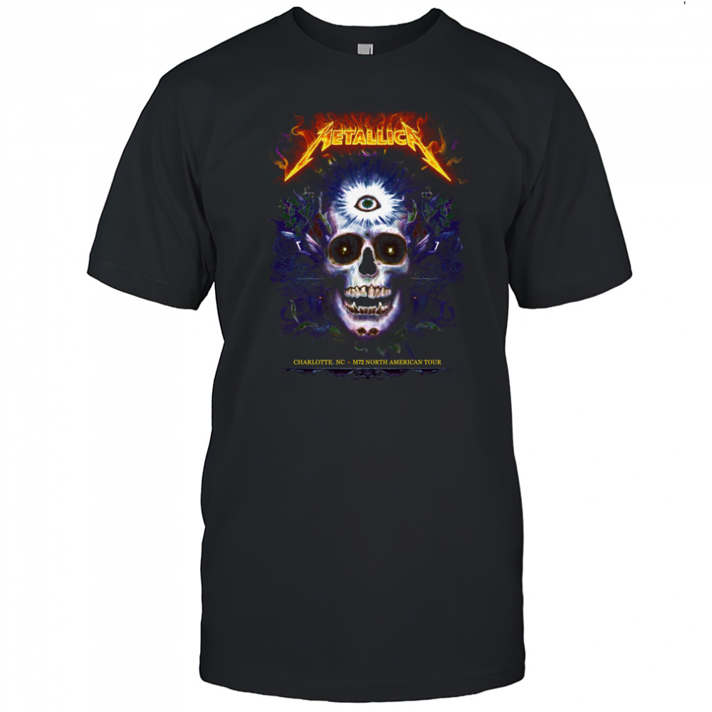 Metallica M72 Charlotte NC 2025 Bank Of America Stadium On May 31st shirt