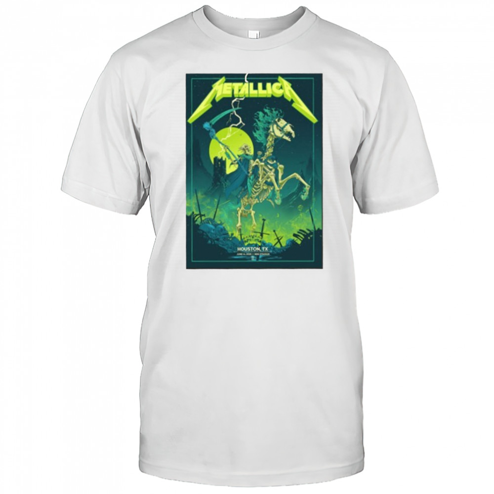 Metallica M72 Houston Poster Tonight At NRG Stadium On June 14 2025 In Houston Texas Poster shirt