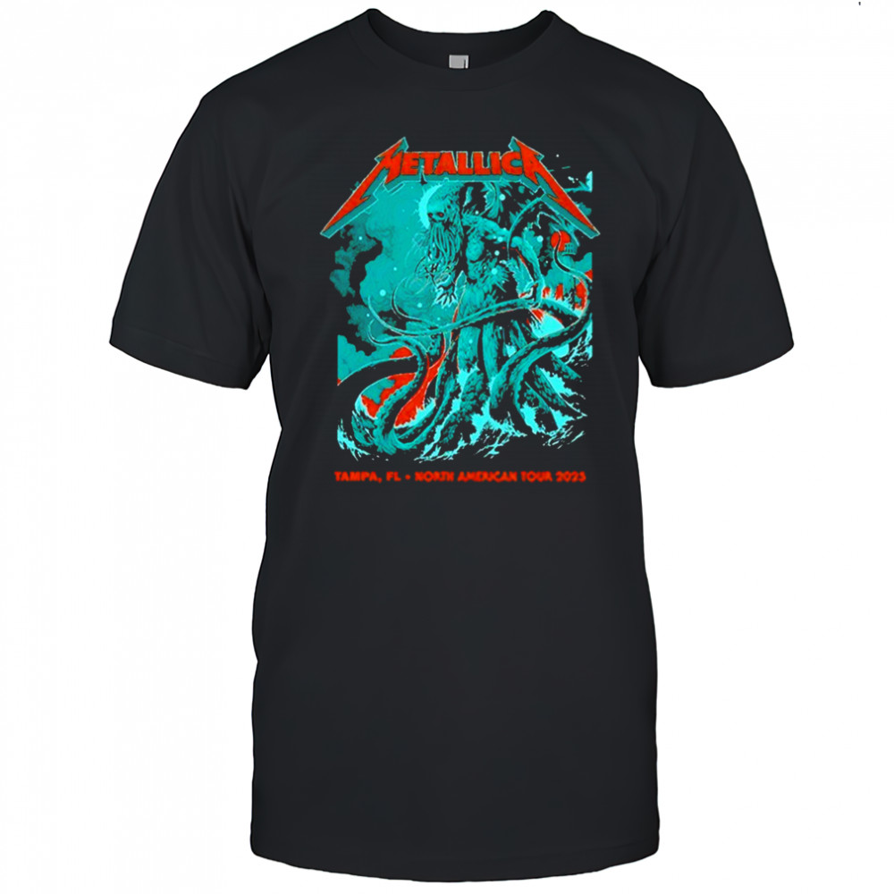 Metallica Tampa FL 2025 Raymond James Stadium M72 North American TourJune 6th 8th shirt
