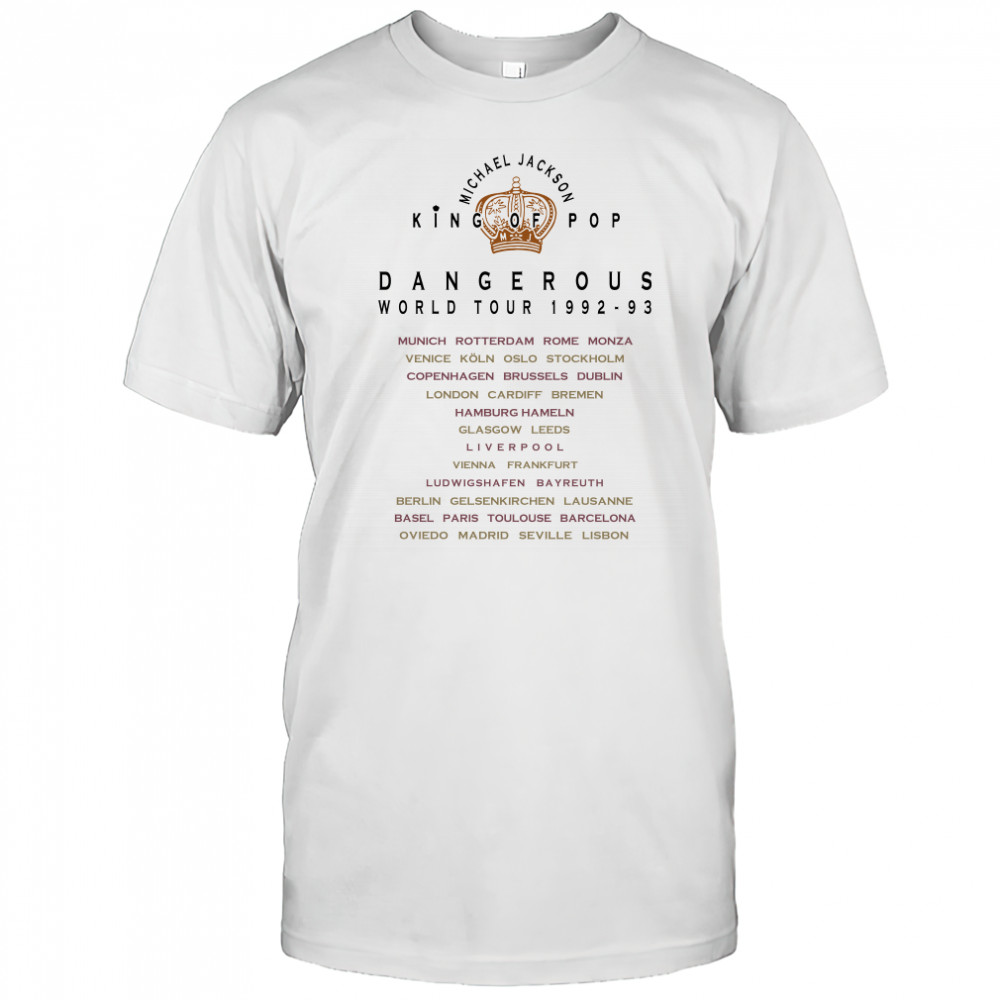 Michael Jackson Dangerous World Tour 1992-93 T-Shirt