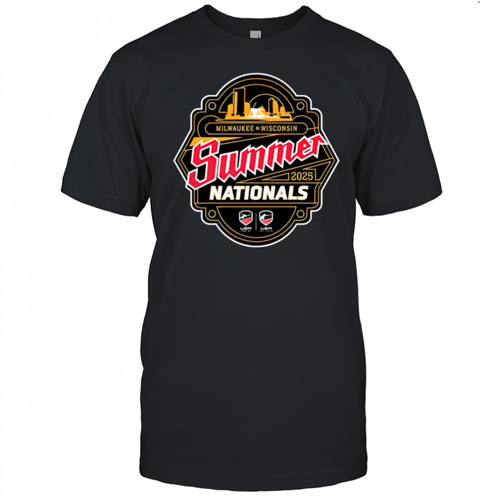 Milwaukee Wisconsin Summer Nationals 2025 Event Logo shirt