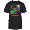 Minecraft Creeper Enderman Characters Grid Shirt