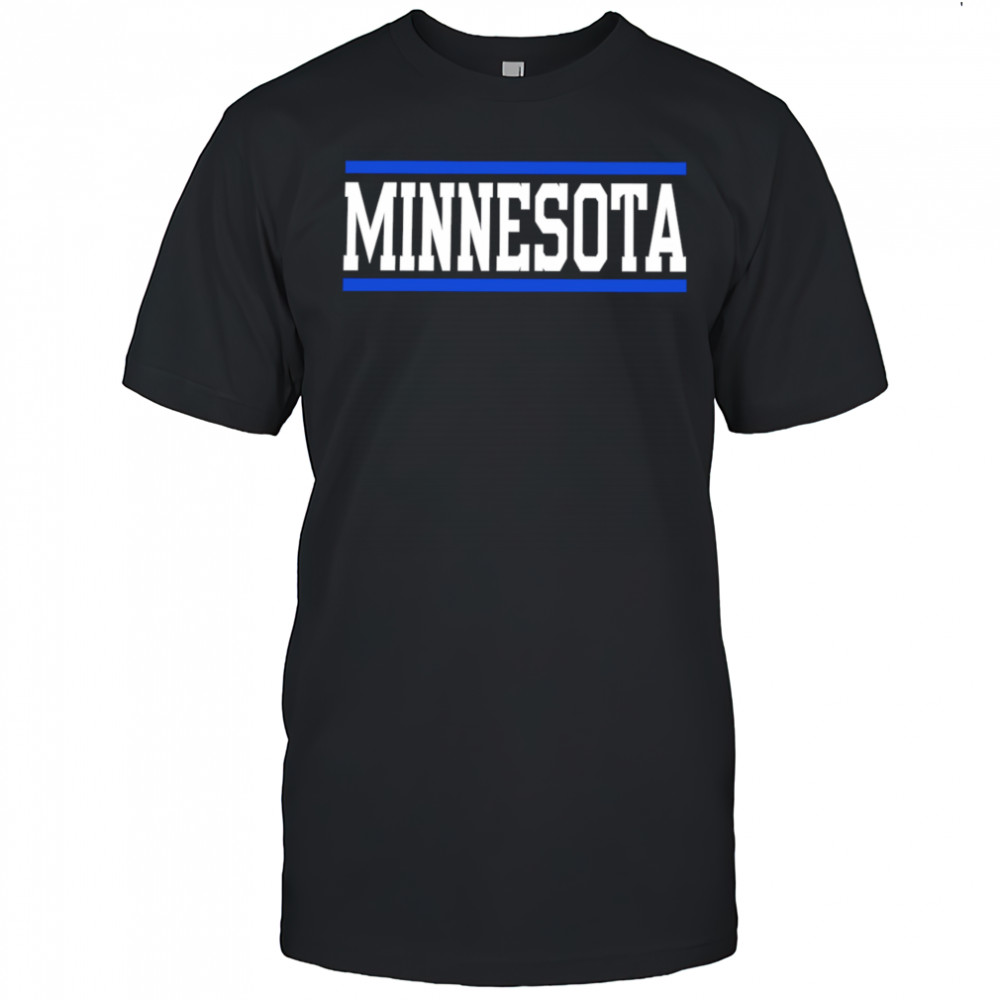 Minnesota horizontal lines shirt