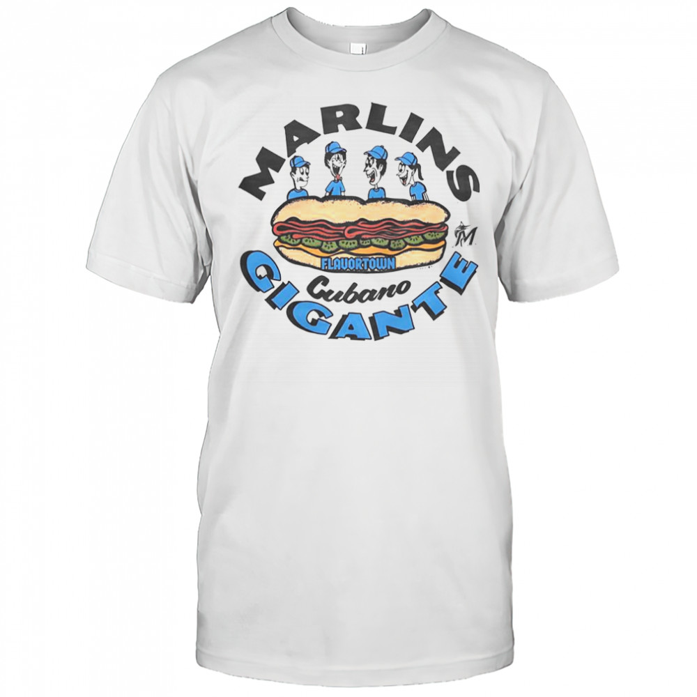 MLB X Flavortown Miami Marlins Cubano Gigante T-Shirt