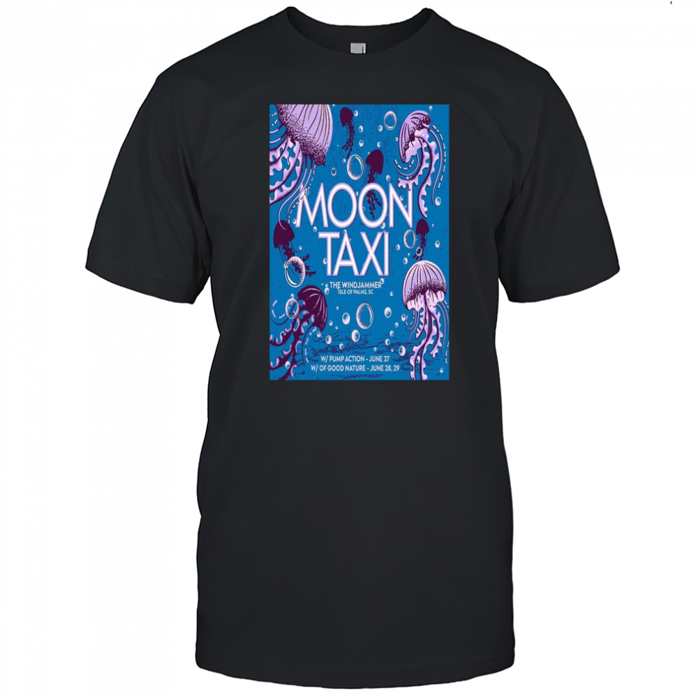 Moon Taxi June 27 2025 The Windjammer on Isle of Palms SC Poster T-Shirt