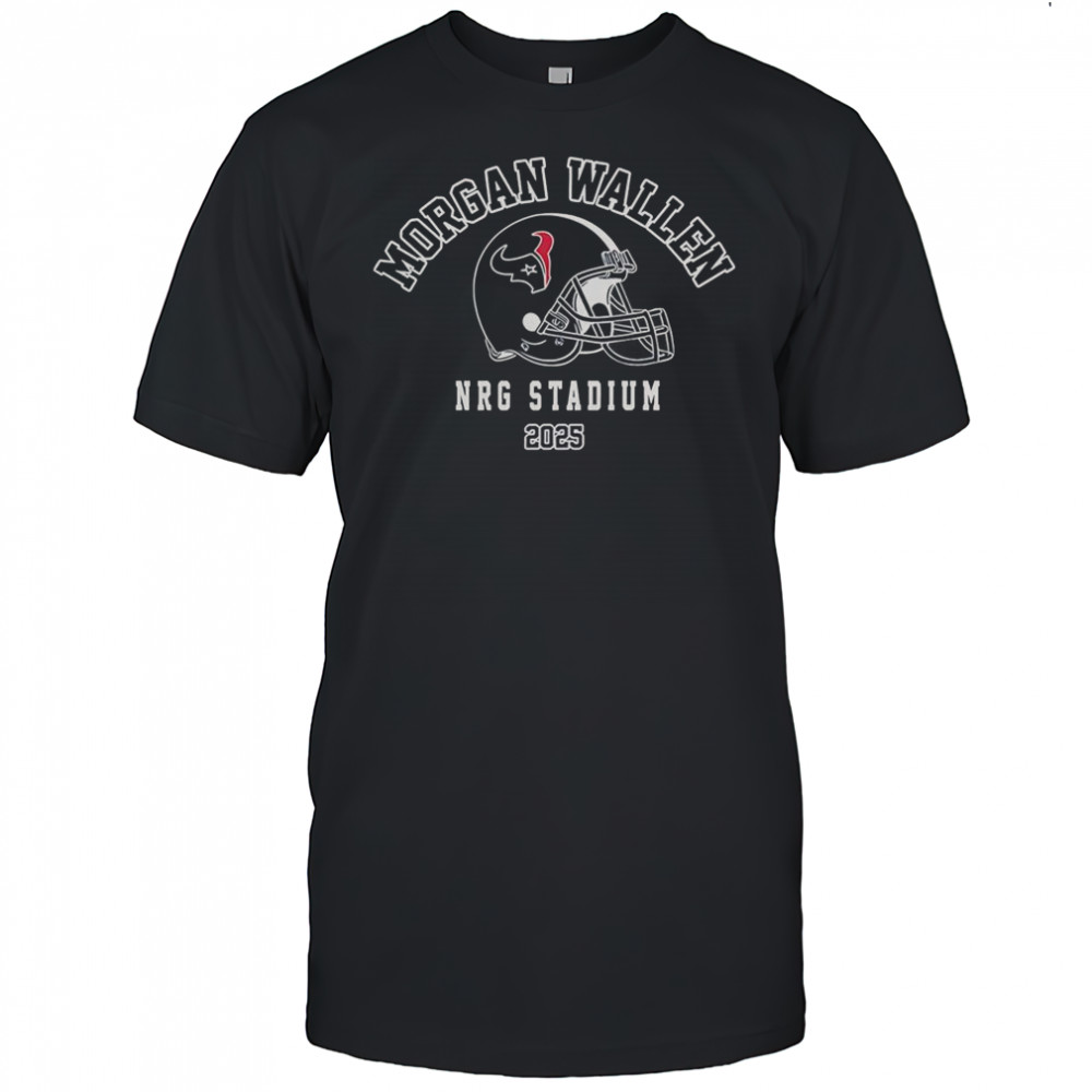 Morgan Wallen X Houston Texans NRG Stadium 2025 Tour T-Shirt