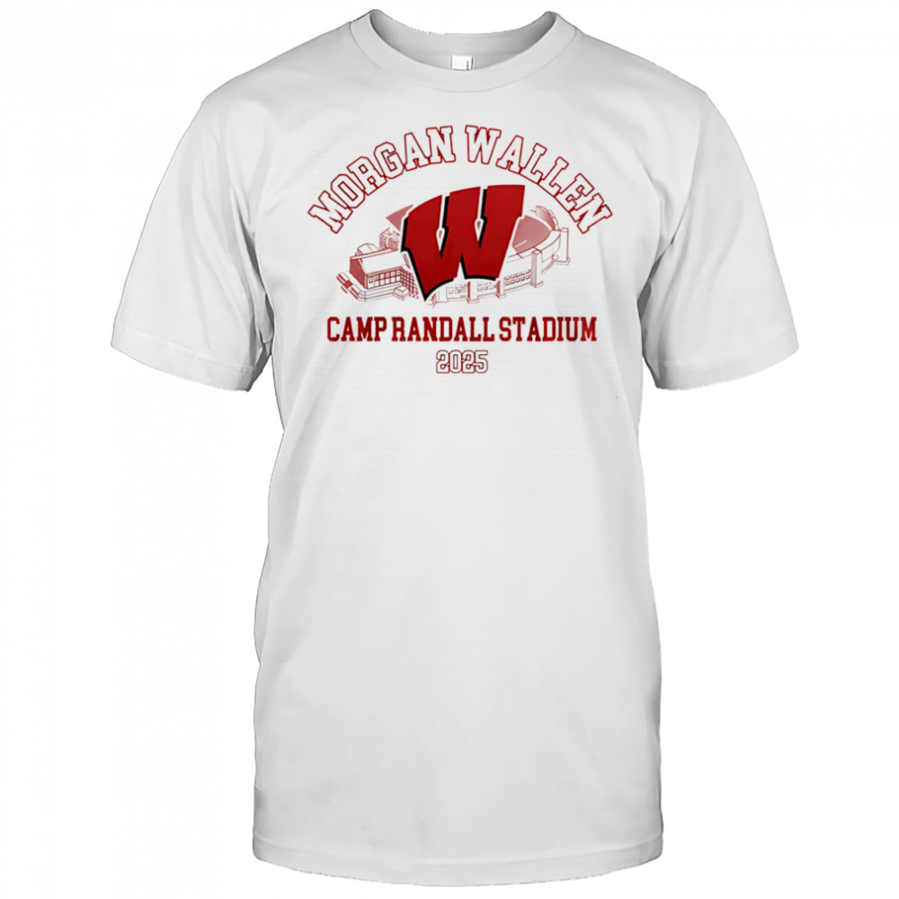 Morgan Wallen x Wisconsin Badgers Camp Randall Stadium 2025 shirt