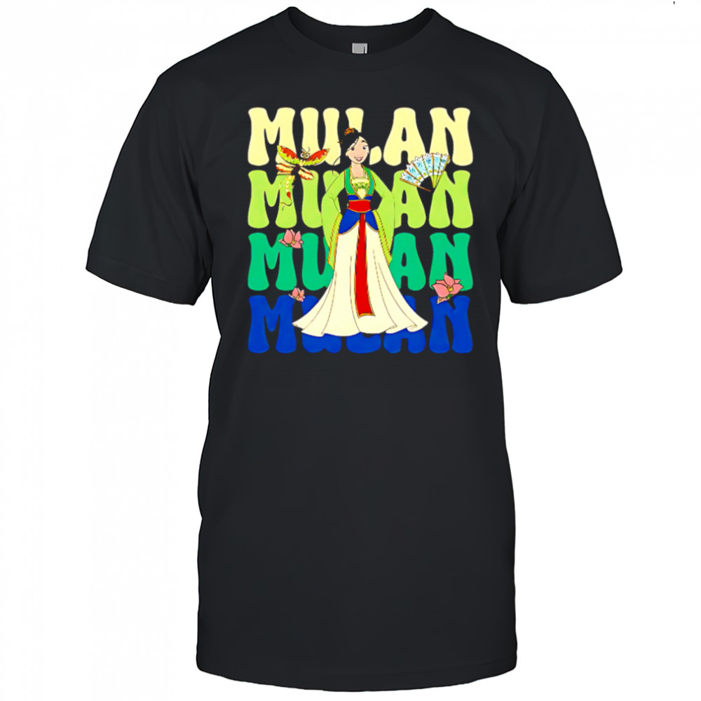 Mulan repeat cartoon cute shirt
