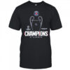 Munich 25 Final PSG UCL Champions 2025 Trophy Outline Graphic T-Shirt