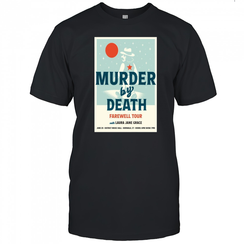 Murder By Death Farewell Tour Norwalk 2025 Poster T-Shirt