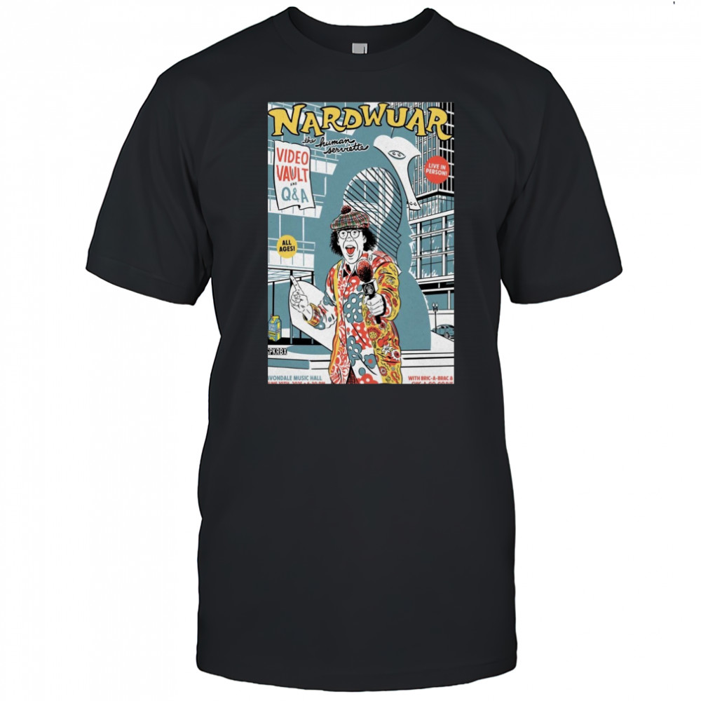 Nardwuar The Human Serviette Chicago IL 6-19-2025 Poster T-Shirt